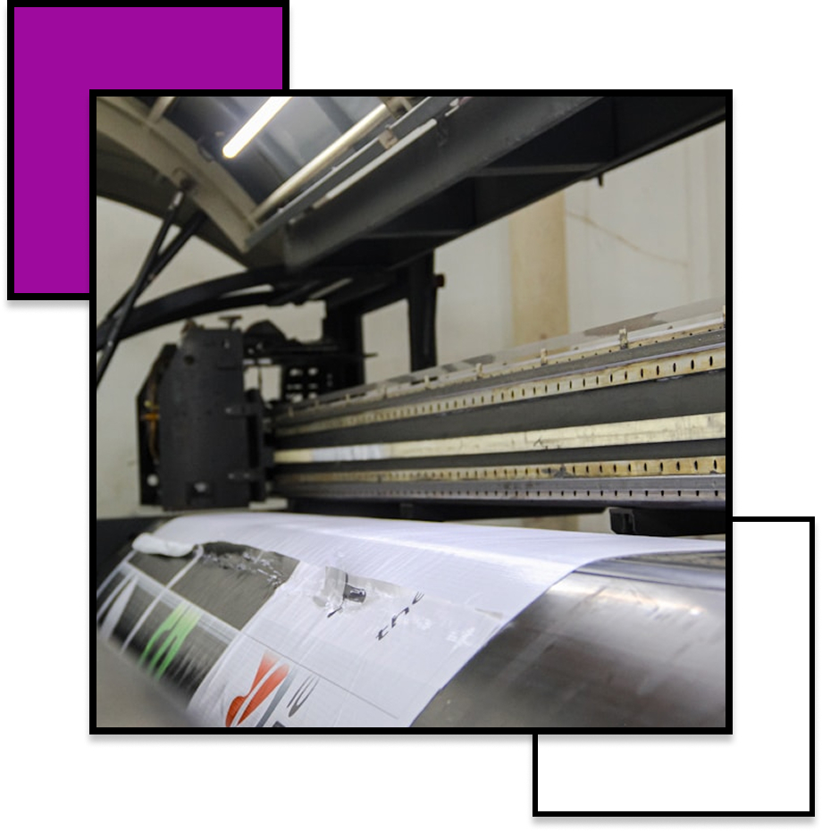 High-quality printer used for producing vibrant custom signs and graphics.